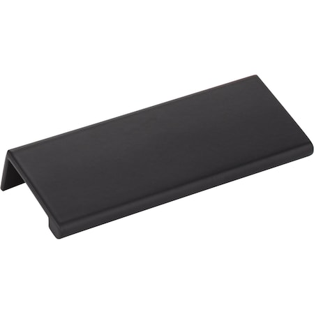 Elements 4" Overall Length Matte Black Edgefield Cabinet Tab Pull A500-4MB